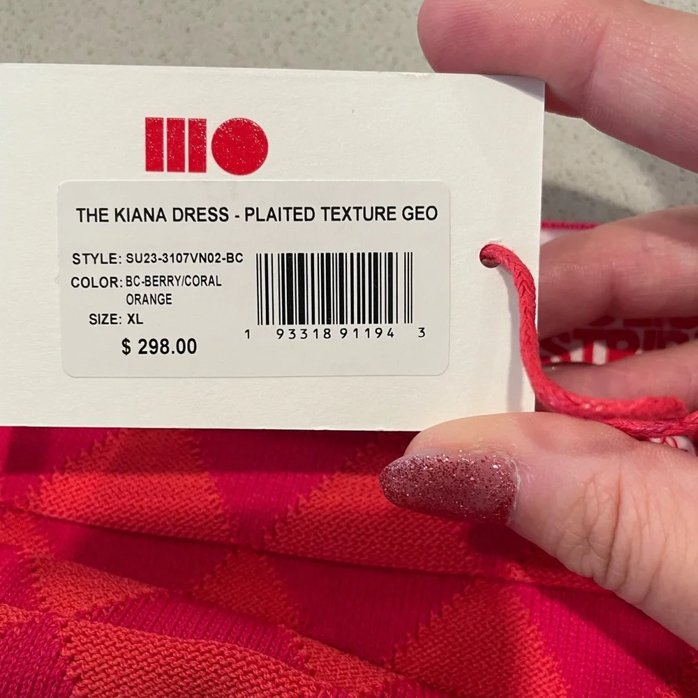 NWT Solid & Striped The Kiana Dress in Texture Geo - Picture 10 of 10